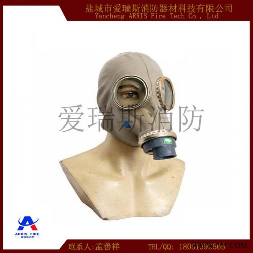 头套式防毒面罩 天然橡胶防毒面具