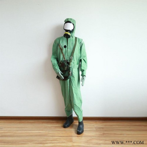 邦固FFY03 防毒衣耐酸碱化学防护服天然橡胶绿色防毒衣山西新华科技**图3