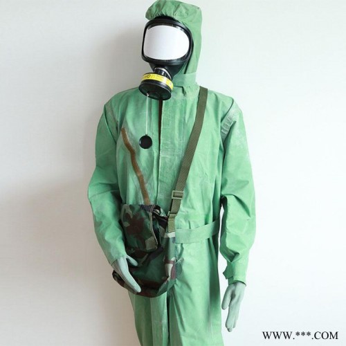 邦固FFY03 防毒衣耐酸碱化学防护服天然橡胶绿色防毒衣山西新华科技**图4