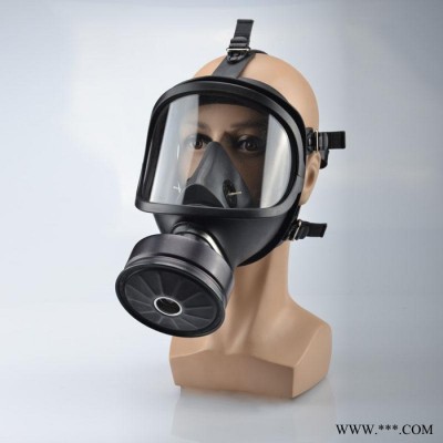 邦固MF14自吸过滤头戴式防毒面具消防装备防毒面罩黑色天然橡胶全面具山西新华化工科技**