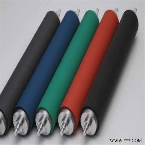 辊筒包胶轴 橡胶托辊 橡胶缓冲托辊 橡胶轴加工可定做图3