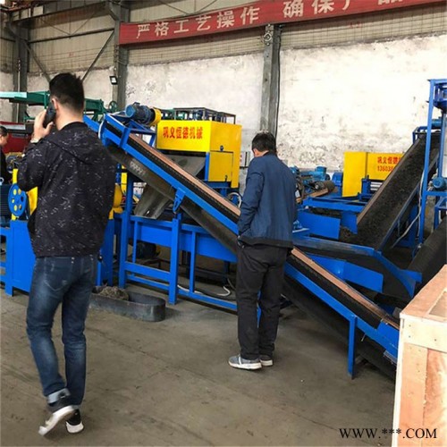 轮胎加工橡胶粉设备 轮胎胶粉设备 双棍橡胶磨粉机 价格优惠图1
