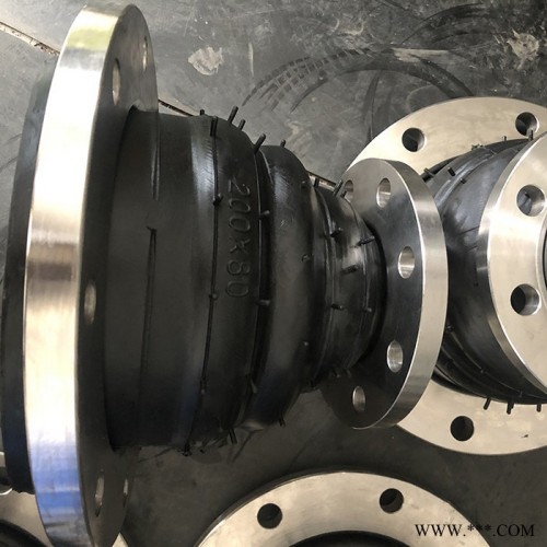 橡胶接头现货 可曲绕橡胶软接头 橡胶补偿器 加工脱硫专用橡胶软连接图4
