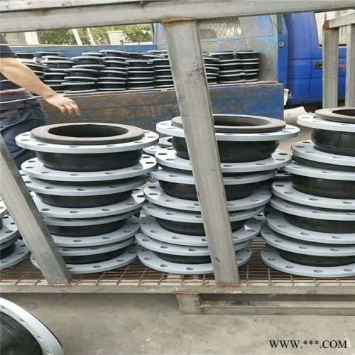 佰源橡塑专业加工 避震喉法兰管道减震器 柔性橡胶接头 柔性橡胶软接头 国标避震喉图2