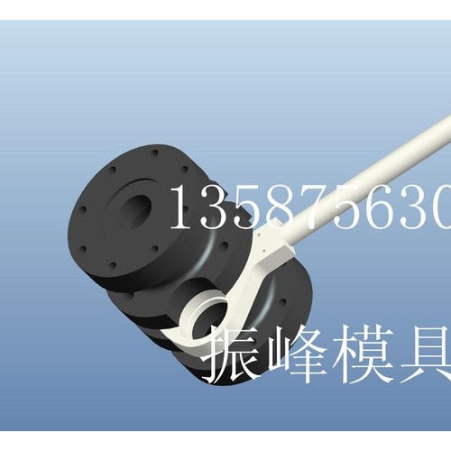 快换三通吹膜机，塑料机械配件快速换，外观设计**配件瑞安图2