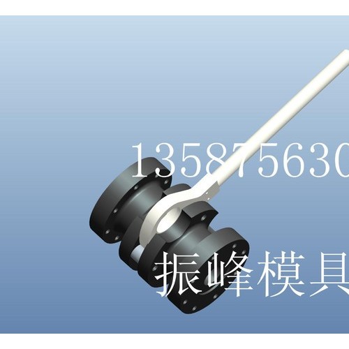 快换三通吹膜机，塑料机械配件快速换，外观设计**配件瑞安图3