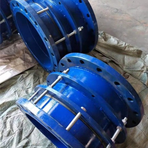 海浩厂家DN1200橡胶接头 软连接 补偿器 金属软管 限位伸缩器带图加工图6