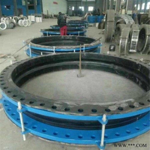 海浩厂家DN1200橡胶接头 软连接 补偿器 金属软管 限位伸缩器带图加工图4