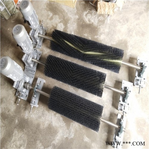 【昊鑫刷业】厂家生产加工玻璃清洗机毛刷|海绵吸水辊|橡胶辊图2