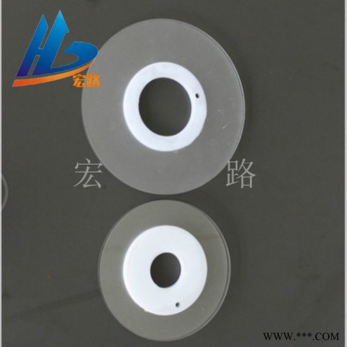 透明PC圆盘打孔，粘结一体成型，塑料机械配件厂家生产直销 PC板切割图3