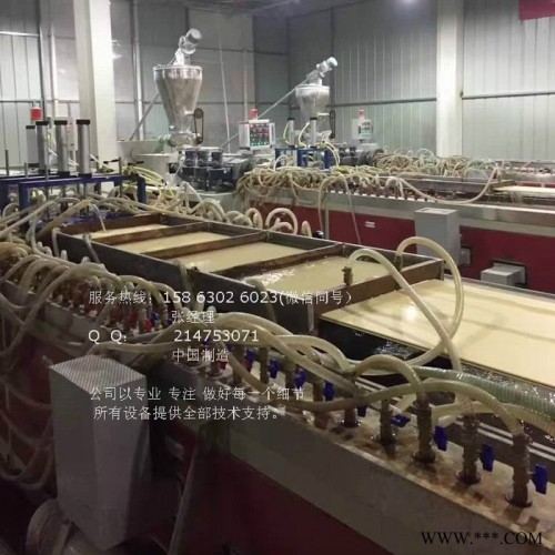 卓尔威SJ65/33塑料机械板材设备生产供应厂家 PVC竹木纤维集成墙板生产线图6