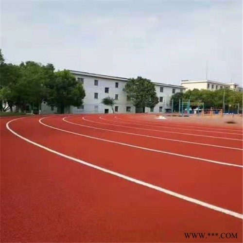 加工定制多种混合型塑胶跑道 透气型塑胶跑道，环保橡胶材料厂家量大从优，欢迎来电图3