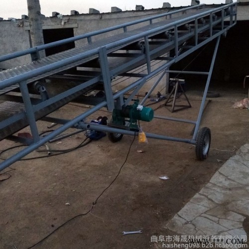 加工移动式爬坡皮带输送机橡胶传送带式皮带输送提升机图6