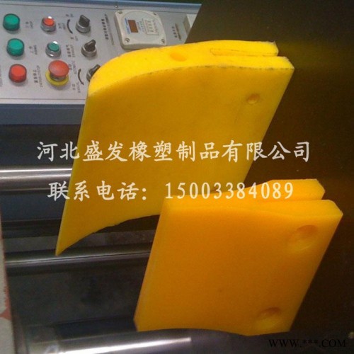 【盛发橡塑】厂家批发销售聚氨酯刀头 聚氨酯清扫器刮刀 橡胶刮板订做加工图2