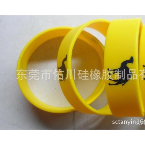 凹刻印刷硅橡胶手环，定做、加工图2