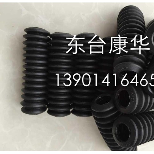 生产加工 橡胶伸缩套 黑色加厚橡胶波纹管 硅胶波纹管图3