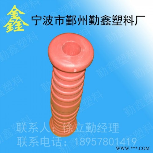 宁波勤鑫塑料 定制加工橡胶塑料工业产品 红色橡胶套手柄**图2