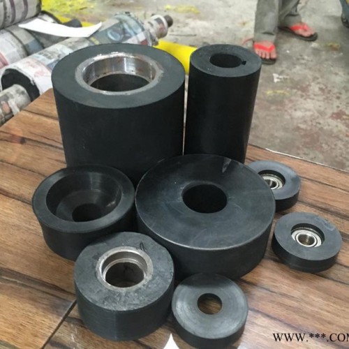 橡胶制品 抛光机橡胶轮 **PU橡胶轮 抛光机 砂带机胶轮加工图3