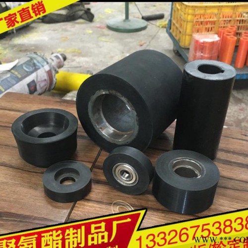 直销 耐磨抛光机胶轮 铁芯铝芯轴承包胶加工 砂带机橡胶轮图2