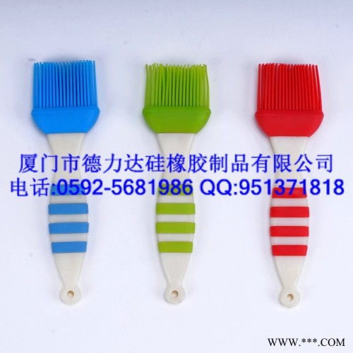 厦门德力达硅橡胶制品厂加工定制硅胶刷子硅胶烧烤刷图1