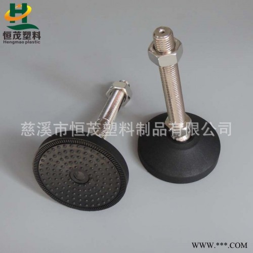 恒茂橡胶螺栓，塑料地脚，M8/M10螺纹调平脚，加厚型脚杯，机加工万向可调脚轮图3
