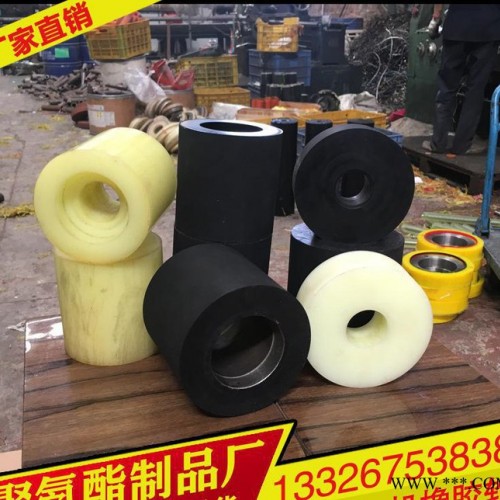 聚氨酯胶辊 铁芯包胶 砂带机抛光机橡胶轮 耐磨橡胶制品加工图2