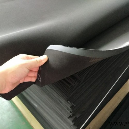 供应进口泡棉CR4305 易加工防火阻燃 EVA泡棉 黑色卷材 氯丁橡胶密封脚垫 易模切冲型 3M9448A双面背胶图3
