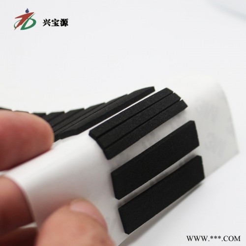 龙华福田华强北广州厂家加工定制透明自粘圆柱形硅胶垫圈 黑色家具减震防滑石棉橡胶垫圈 金手指双面胶带 圆形贴铭牌图7