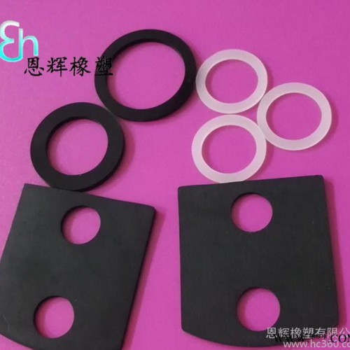 加工定做防水硅胶垫片 硅胶密封垫片 硅胶O型圈 黑色橡胶垫片图2