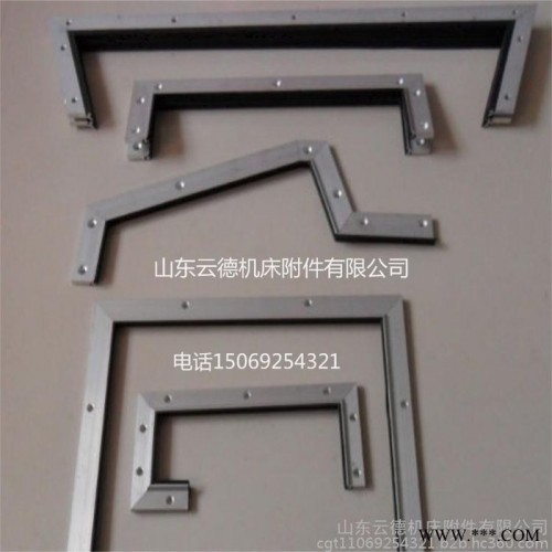 山东云德机床附件有限公司生厂家**加工数控机床铝型材聚氨酯刮屑板/橡胶长条直板刮屑板图2