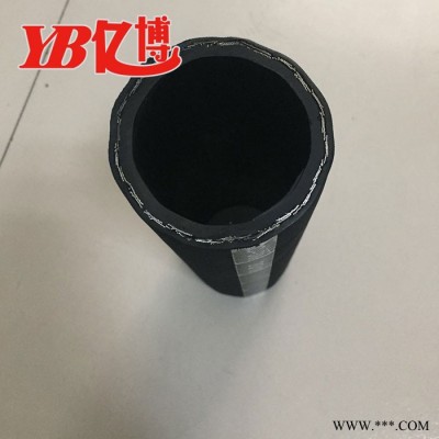 亿博橡胶科技厂家**供应【带法兰大口径橡胶管】耐磨进口橡胶吸泥胶管夹布胶**夹布带法兰大口径橡胶管