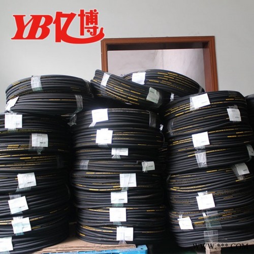亿博橡胶科技厂家**产品供应【橡胶管总成】 液压胶管总成 一层钢丝编织液压橡胶软管图2
