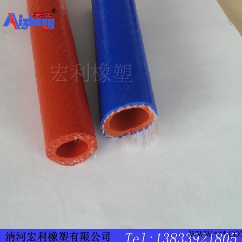 汽车硅胶管 编织加线硅胶管 耐高压硅胶管 双层橡胶管图3