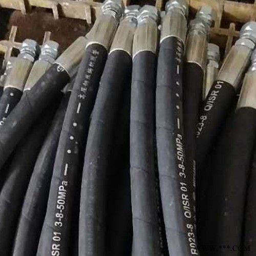 华滢  矿用高压胶管 高压橡胶管 高压胶管 高压液压胶管总成图2