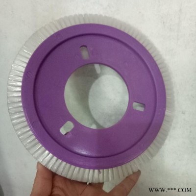 ** 圆形毛刷定做,塑料板小盘刷 定型机毛刷轮 染整毛刷