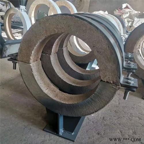 蒸汽管道隔热管托导向管托橡胶管夹可变弹簧支吊架志昂厂家图3