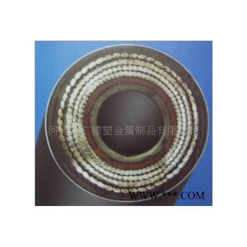 供应宏广钢丝缠绕钢丝编织高压橡胶管图1