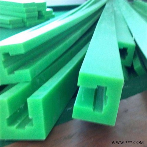 厂家供应 u型耐磨条输送设备 绿色pe耐磨条高分子耐磨条 Z型塑料垫条 加工定做塑料板hdpe耐磨条