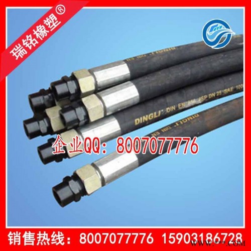钢丝编织高压胶管4层缠绕橡胶管图2