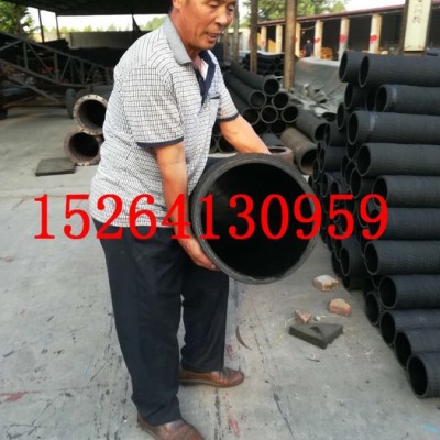 山东厂家生产销售 DN115mm 4.5寸 螺旋钢丝吸粮食橡胶管 耐磨管 法兰胶管