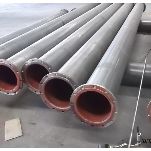 海南贵州蓝顿DN150橡胶管|矿用耐磨管道制作工艺