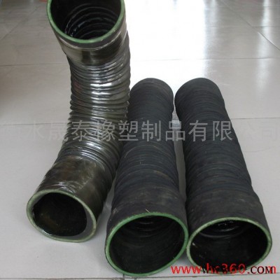 供应衡水晟泰橡塑制品有限公司多种规格大口径法兰吸沙橡胶管