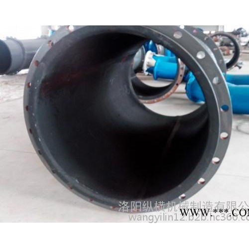 洛阳纵横制造DN65_DN800其他管道系统钢衬橡胶管道    衬胶管道厂家有哪些图3