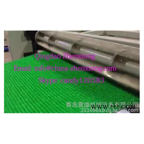 塑料板材设备，PE淘金草设备，塑料地垫生产线图2