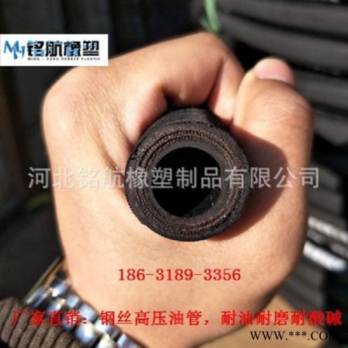 钢丝编织缠绕橡胶管挖掘机推土机液压油管工程机械液压管厂家图2