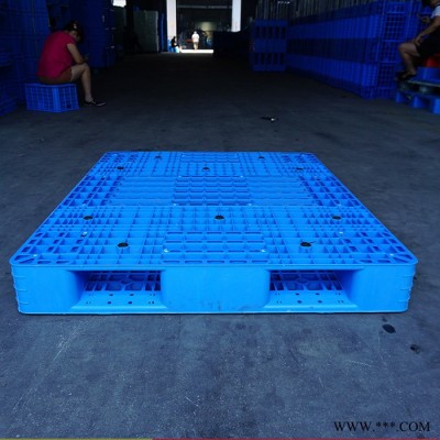 厂家全新1111网格双面塑料托盘 仓库货架塑料板 可加钢管塑料卡板