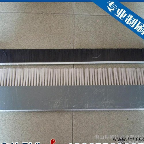 工业塑料条刷 塑料丝尼龙条刷 塑料板植毛条刷图2