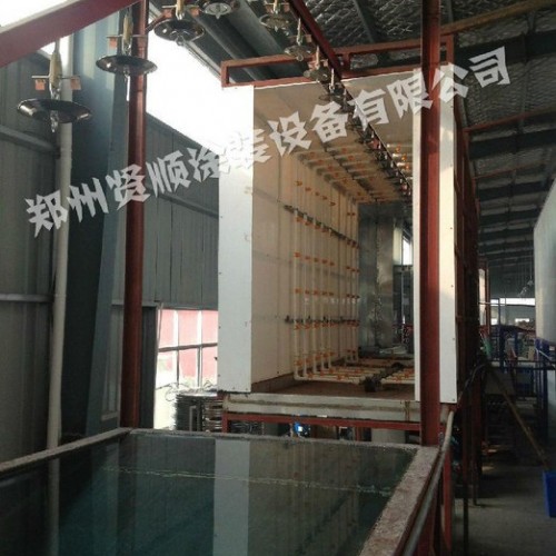 喷淋PP塑料板喷房大旋风涂装生产线图8