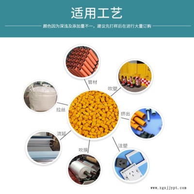 色母颗粒厂家定制 高浓度注塑填充母料 通用PP/PE/ABS/PS塑料色母图5