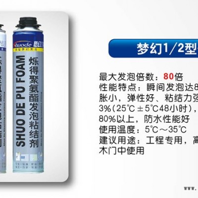 门窗发泡剂 聚氨酯填缝剂 泡沫胶 750ml瓶白色PU发泡胶 厂家批发图2